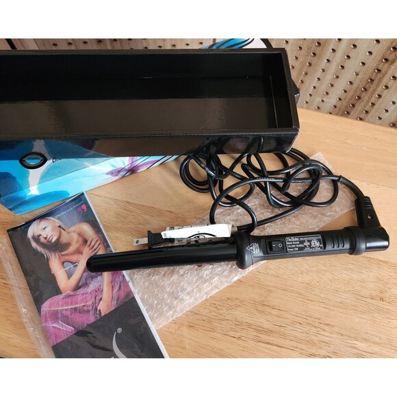 HerStyler Grande Pro Curling Iron Black 18-25mm-Great Gift Wand Curl - Picture 7 of 7